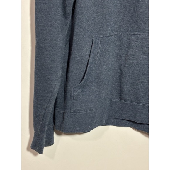 Marmot Mens Large Fleece Lined Pullover Logo on Front Blue Hoodie Sweatshirt - Picture 2 of 10